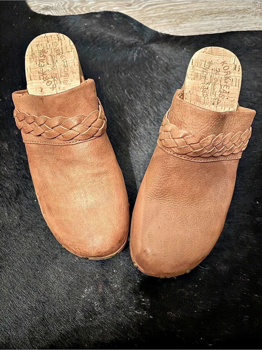 Kork-Ease Tilly Clog in Light Brown- Size 8